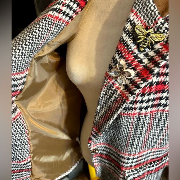 Houndstooth Italian Blazer - Picture 8 of 9